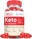Truly Keto ACV Gummies Advanced Formula 1000MG Truly Keto Gummies Apple Cider Vinegar Formulated with Pomegranate Beet Juice Powder B12 Vegan Non GMO 60 Gummys