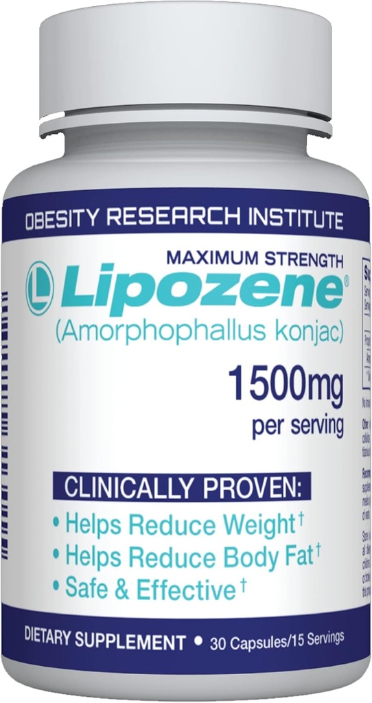 Suplementos de pérdida de peso de Lipozene® - 1 botella 30 cápsulas -