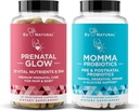 Natural Prenatal Bundle – Glow Prenatal Multivitamínico – Momma Probióticos para Mamá &amp; Baby