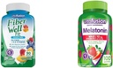 Vitafusion Fiber Well Fit Gummies 90 Conde y Max Strength Melatonin Gummies 100 Conde