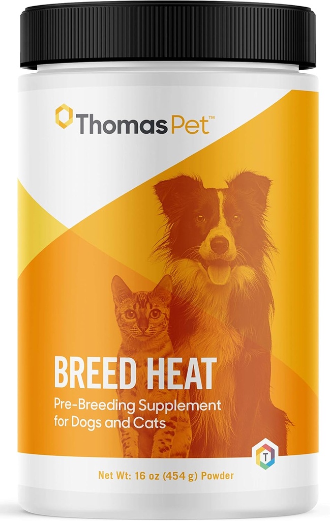 Breed Heat - Breeding & Reproductive Supplement for Dogs & Cats - Herbal-Based Formula