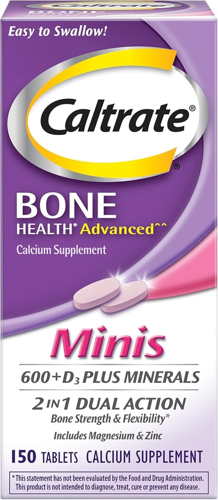 Caltrato Minis Calcio &amp; Vitamina D3 Tablas 150 TC (PACK DE 2)