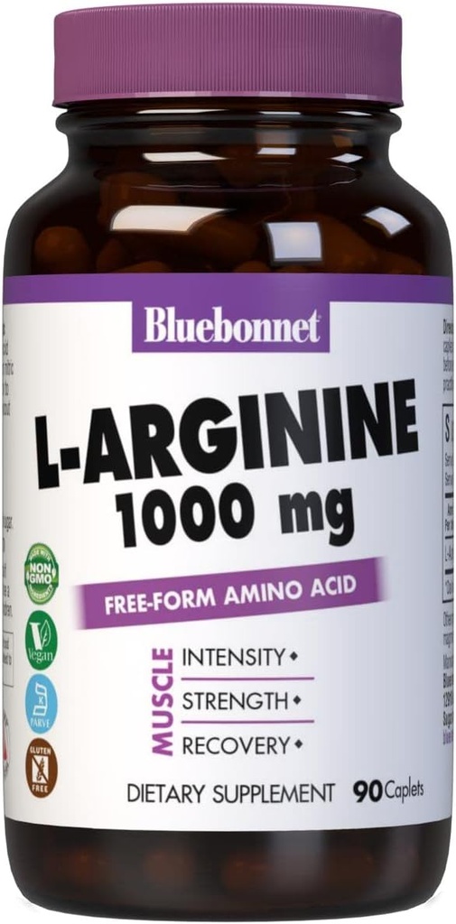 BlueBonnet L-Arginina 1000 mg Capsules, 90 Conde