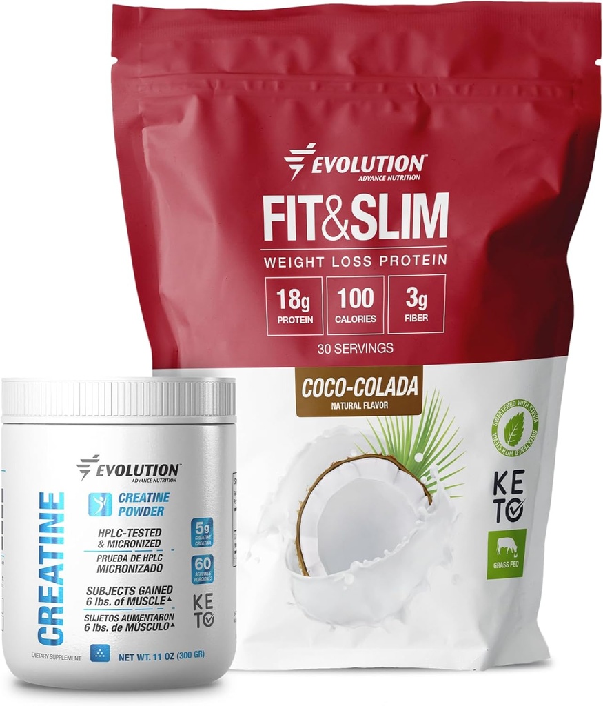 Evolution Advance Nutrition Fit &amp; Slim Blend + Creatine Monohydrate Powder