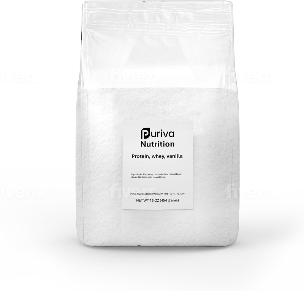 Polvo de proteínas, aislamiento de proteínas, vainilla, 1 libra