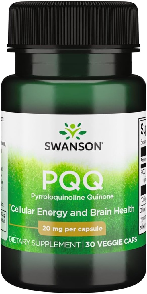 Swanson Pqq Pyrroloquinoline Quinone 20 Milligrams 30 Veg Capsules
