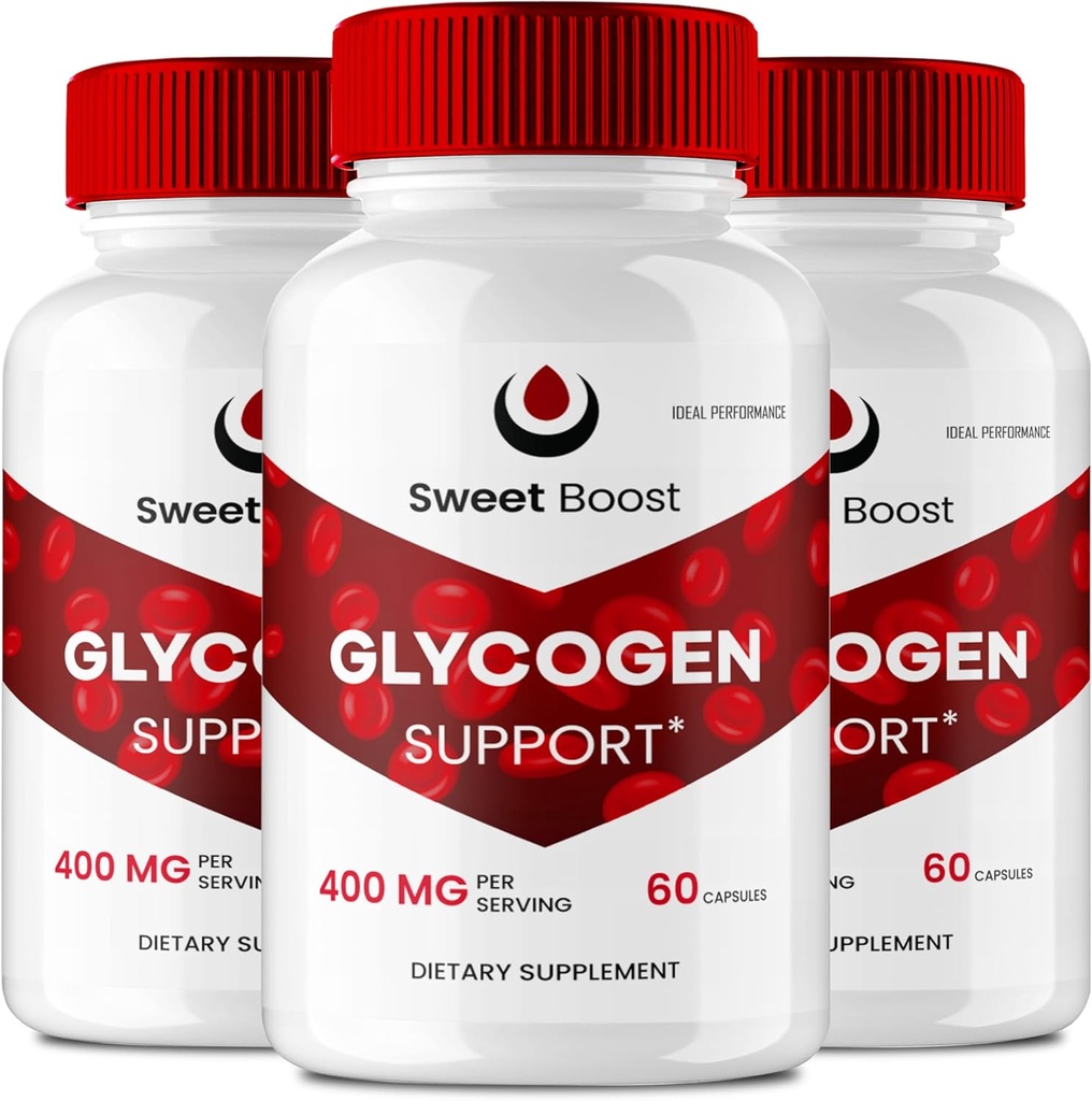 Sweet Boost Capsules, SweetBoost Glycogen Support Pills, Sweet Boost Suplemento dietético, Maximum Strength SweetBoost Glyco Support Advanced Formula, SweetBoost Pills, Sweet Boost Reseñas (3 Pack)