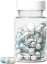 Ritual Sleep BioseriesTM Melatonin: Sleep Aid for Adults, Sleep Supplement with Time Released Capsules, Vegan Drug Free Sleep Vitamins for All Night Sleep Support, 20 cápsulas