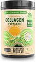 Péptidos de colágeno de la Tierra Fed Muscle Collagen Powder – Unflavored Collagen Protein Powder para Mujeres &amp; Hombres Silencioso Apoyo Pelo, Esquín, uñas, articulaciones " Recuperación  durable Sugar " Gluten-Free, Keto Friendly, 20g Por Serving