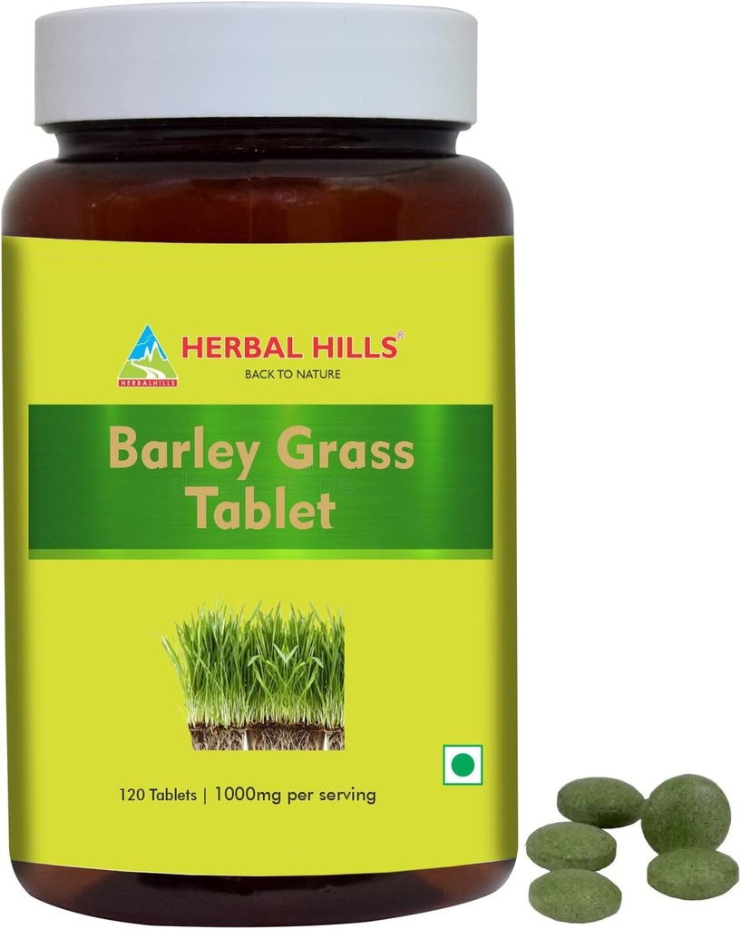 HERBAL HILLS Barley Grass Tablets 120 Conde Vegan Friendly Superfood
