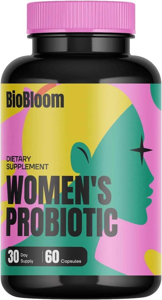 BioBloom Vaginal Probióticos para Mujeres TENIDO PH Balance con Prebióticos " Lactobacillus Probiotic Blend Women's Vaginal Health Supplement TEN Promueve Odor Vaginal Saludable " .