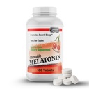 Landau 1mg Chewable Melatonin – Easy-to-Take Natural Sleep Aid for Men &amp; Women – Nuestra Melatonina es Kosher &amp; Made in The USA – 100 Tablets, Natural Cherry Flavor