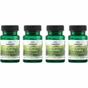 Suplemento Swanson Magnolia Bark-Herbal Tradicionalmente utilizado para promover el sistema nervioso " Apoyo a la salud digestiva-Puede promover la salud respiratoria " Apoyo al estrés (30 cápsulas vegetales, 200 mg cada uno) 4 Pack