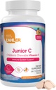 Zahler Junior C Advanced Chewable Vitamina C para Niños - Immune Support Kids Vitaminas en Delicious Orange Flavor - Kosher Kids Vitamina C para Inmunidad - Vitamina C Antioxidante Chewable - (180 Cuenta)