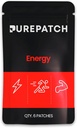 Puro parche de energía – Patch Topical Vegan de base vegetal – Caffeine – CoQ10 – Aminoácidos – Electrolitos – No Ingestible – Resistente al agua – Gentle on Skin – Gluten Free – Made in USA – 6 Patches