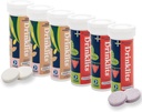 Drinklits Ginger-Lime Electrolyte Hydration & Strawberry Immunity Tablets (6) Tube Combo Pack | Great Taste – Gluten Free – Daily Use | 60 Servings (10 Tablets Per Tube)