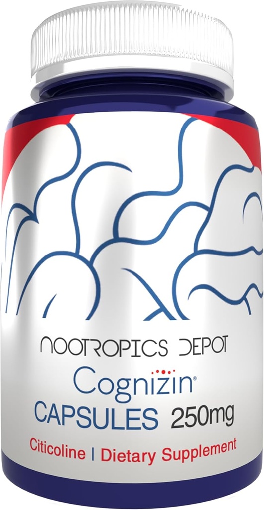 Nootropics Depot Cognizin Citicoline Capsules Silencio 180 Conde ← Choline Suplemento Silencio Brain Health Suplemento Silencio Regulados Memoria y Función Cognitiva Silencioso Apoyo Atención, Enfoque y Recordar