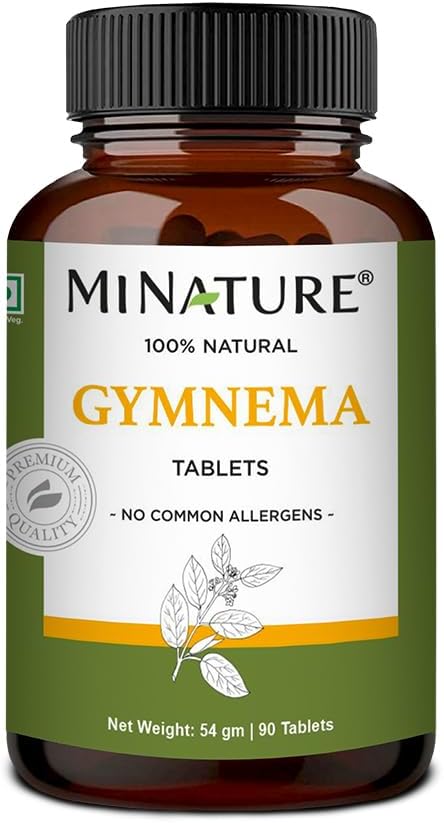 Gymnema Tablets by mi Nature TENIDO 90 Tablets, 1000 mg TENIDO 45 Days Supply Silencio Gurmar TENIDO Gymnema Sylvestre Suplementos TEN Vegan