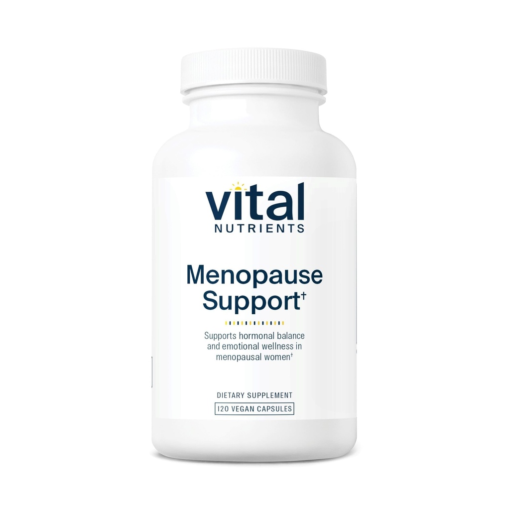 Vital Nutrients Menopause Support ¦ Vegan Supplement for Women TEN Herbal Complex with Black Cohosh and Vitex Tree Berry for Hormone Balance Support* TEN Gluten, Dairy, Soy Free Ø 120 Capsules