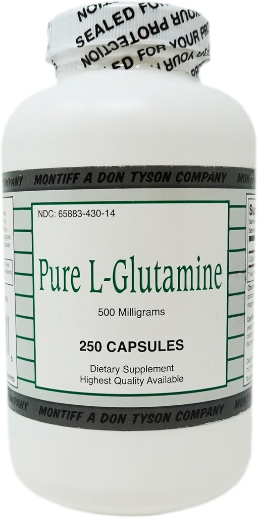 Glutamina L pura 500 mg 250 caps