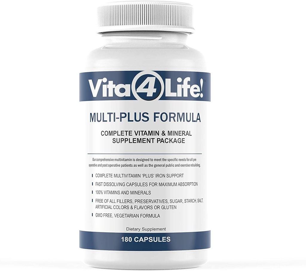 Bariatric Multivitamins, Fórmula Multi-Plus (180 Cuenta)