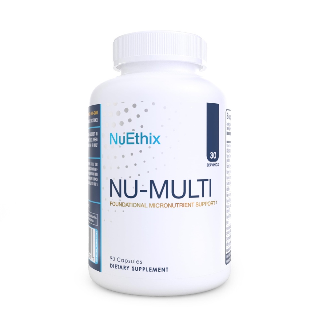 NuEthix Formulations Nu-Multi Foundational Micronutrient Support Suplemento dietético, 90 cápsulas