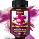 Suplemento de Resveratrol Piceid y Regenerador Celular NAD+, Suplemento de óxido nítrico, Apoyo a la salud del corazón, Flujo de sangre, Producción de energía celular " Metabolismo, Polvo Rojo, Suministro de 45 días