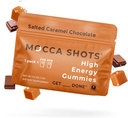 SGC Concentración más alta 100mg Caffeine per Gummy, 2 Gummies per Pack, 6-Pack Mocca Shots Salted Caramel Plant-Based nootropic Instant Energy with Ginkgo biloba, Theobromine.