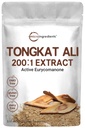 Micro Ingredientes Tongkat Ali Extract 200:1 (Longjack) Polvo, 100 Gramos, Crecido en Indonesia, 100% Puro Eurycoma Longifolia Extracto de raíz, Sabor de bitter - No Filler, No Additivo, No GMO