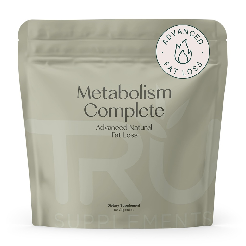 TRU Suplementos Metabolismo, Pérdida Grasa Avanzada, Lucha Agitada, No Jitters o Crash, 30 Servimientos