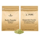 PURE ORIGINAL INGREDIENTES Hesperidin Powder y Rutin Powder Bundle, 4 oz Cada, Siempre Puro, Suplemento dietético, Lab Verified