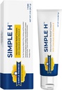 Promesa simple – Crema H Hemorrhoid simple – Fórmula de absorción rápida suave con 28 Ingredientes de patentes &amp; Sistema de entrega mejorado – Paraben-Free, Promueve Confort & Relief, 2 oz