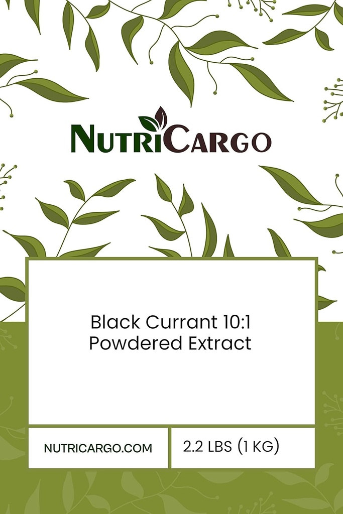 Currante Negro 10:1 Extracto Powdered 2.2 LBS (1000 G)