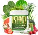 Salud diaria, Últimos Verdes con MSM Powder, Vegan Friendly Natural Ingredientes Gluten Soy Gratis NO GMO Superfood Vegetable Nutrición Bebida Alkalizing Energy 8oz 1 Pack (1 Month Supply)