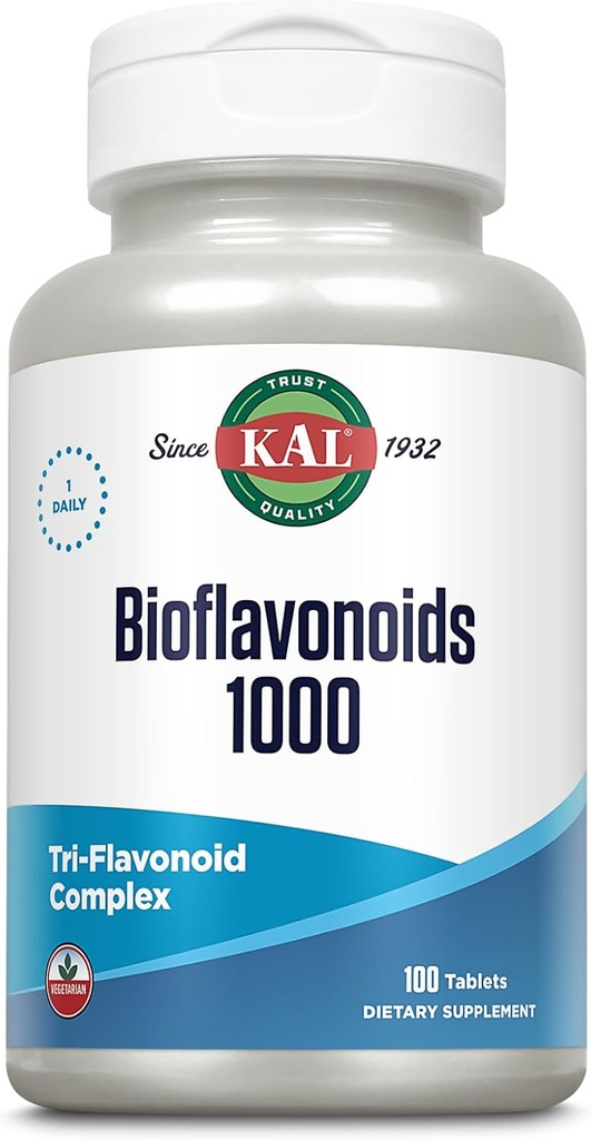 KAL Bioflavonoid 1000mg tención 100ct