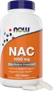 Ahora NAC, 1000 mg, 250 Tabletas, Vegetariano y Vegano, No GMO