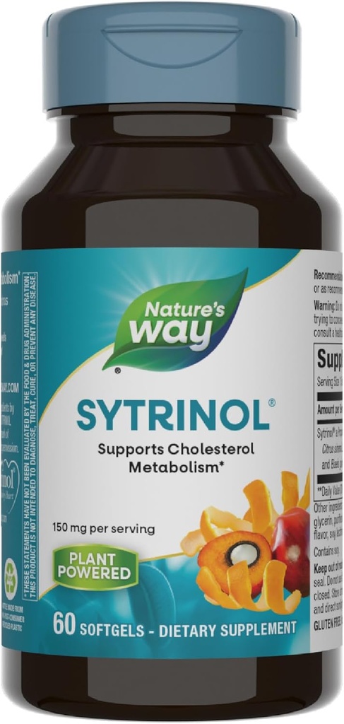 Manera de la naturaleza Sytrinol Cholesterol Control; Premium Blend; 60 Softgels