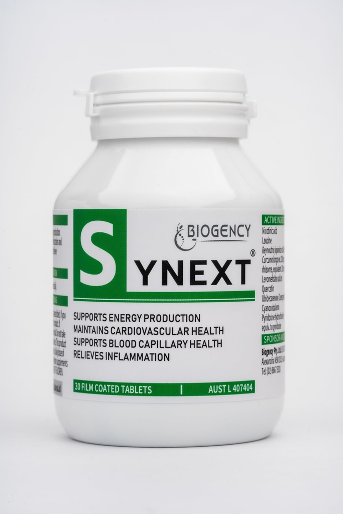 Synext NAD+ Suplemento 30 Tabs apoya la energía hecha en Australia