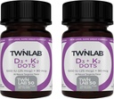 Twinlab Vitamin D3 1000 + K2 Dots - Bone & Heart Health - Immune Support - 25 mcg, 60 Tablets (1000 IU) (2 Pack)