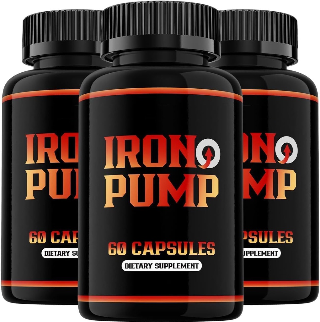 Bomba de hierro Fórmula Suplemento dietético, Rendimiento masculino, Bomba de hierro cápsulas Max Fórmula, Max Soporte, Píldoras de soporte