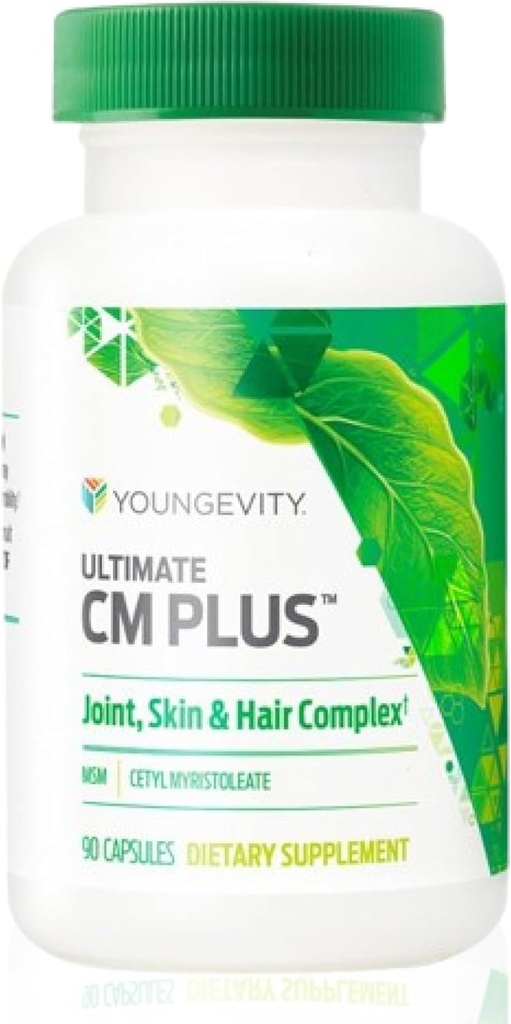 Youngevity Ultimate CM PlusTM - Patented Joint Health Support & Pain Support Supplement MSM & Cetyl Myristoleate - Muscle and Joint Health CMComplex - (90 Capsules)