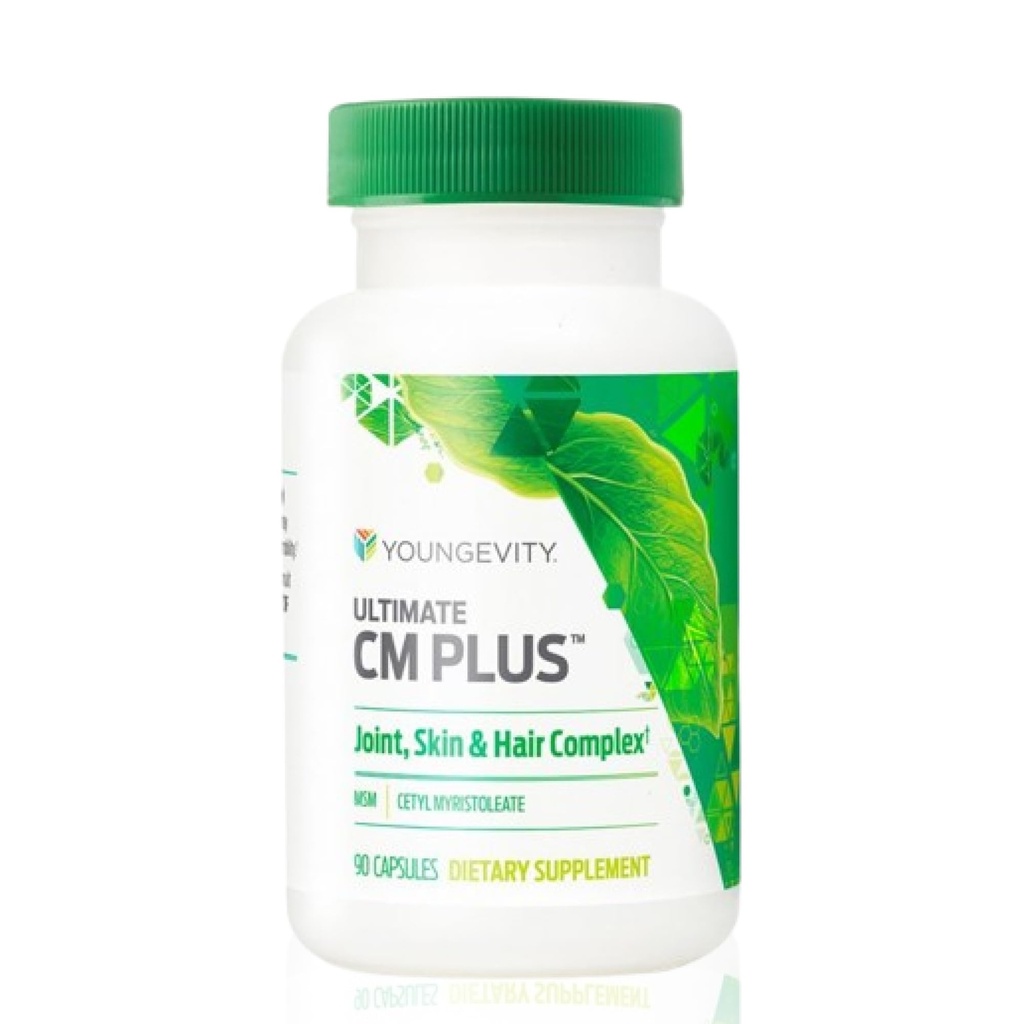 Youngevity Ultimate CM PlusTM - Patented Joint Health Support & Pain Support Supplement MSM & Cetyl Myristoleate - Muscle and Joint Health CMComplex - (90 Capsules)