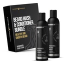 The Beard Struggle - Radiance Beard Wash &amp; Conditioner Bundle - Silver Collection - Pack of 2, Viking Storm - Nourish, Cleanse, Softens, &amp; Fortalece la barba - Beard Wash and Conditioner for Men