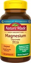 Nature Made High Absorption Magnesium Glycinate 300mg por 3 cápsulas, Suplemento Magnesio para Muscle, Heart, Nerve y Bone Support, 90 Magnesium Bisglycinate Capsules, 30 Day Supply