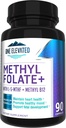 Doble fuerza &amp; Folato de metil más bioactivo! Formulado exclusivamente con Methylcobalamin de Grado Farmacéutico más Alto (B12), Niacin, B1, B2 B6. Funciona sinérgicamente para Max Results-3 Month Supply
