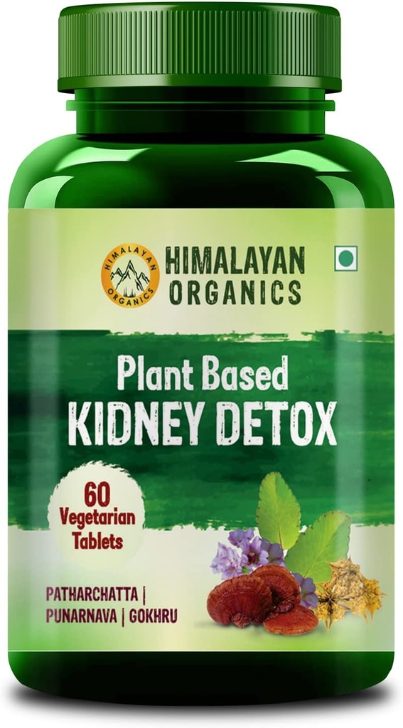 Orgánicas Himalayan Orgánicas Detox Riñón Silencio Gokhru Punarnava  Varun &amp; Patharchatta Leaf Extractos ← Diurético natural &amp; Disolución 100% Natural Suplemento - 60 Tablets