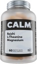 Mushroom Genetics Reishi, L-Theanine &amp; Magnesium Supplement – Adaptogenic Mushroom Capsules  Stress Relief Supplement for Relaxation, Sleep &amp; Immune Health ← Brain Wellness Support ← 60 Capsules