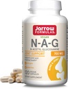 Jarrow Formulas N-A-G 700 mg, N-Acetyl Glucosamine, Acetylated Form of Glucosamine for Bone and Joint Support, 120 Veggie Capsules, Up to 120 Servings