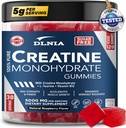 120 Gummies de Monohidrato de Creatina para Mujeres, Vegan-Amigo, Libre de Azúcar, & Tasty Chewables - Instantized Creatine Gummies for Enhanced Muscles Growth, Recovery, & Performance (Raspberry)