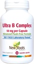 NUEVAS ROOTS HERBAL Ultra Vitamina B Suplemento (50 mg) con Vitamina B6, B12, Biotina tóxico Advanced Immune Support Suplemento (90 Veg Caps) Silencio Fórmula Libre Flush